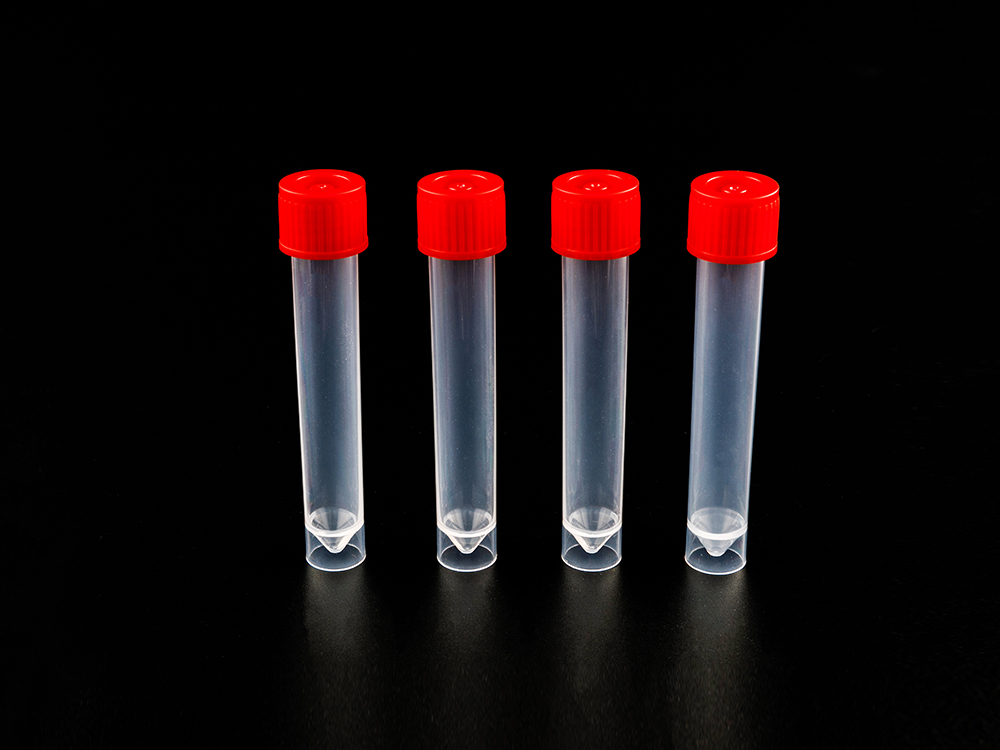 10ml Concave Screw Cap Leakproof PP Sample Tubes