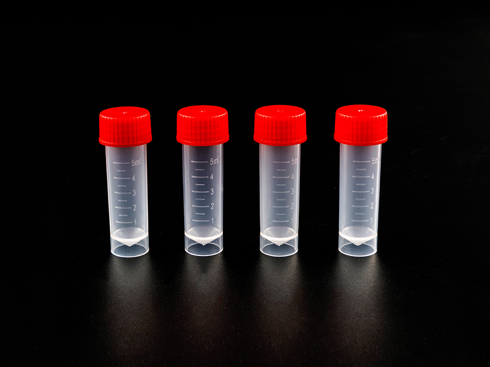 5ml Flat Bottom Flat Screw Cap PP Nucleic Acid Cryovial